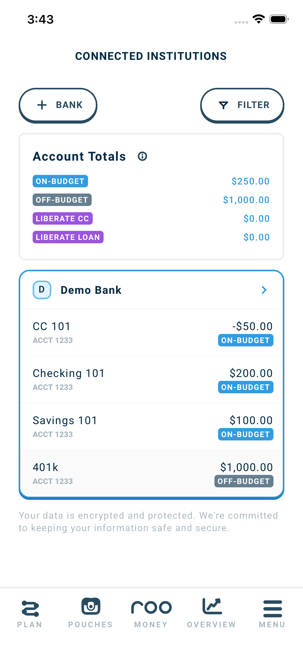 Connected Institutions Screen