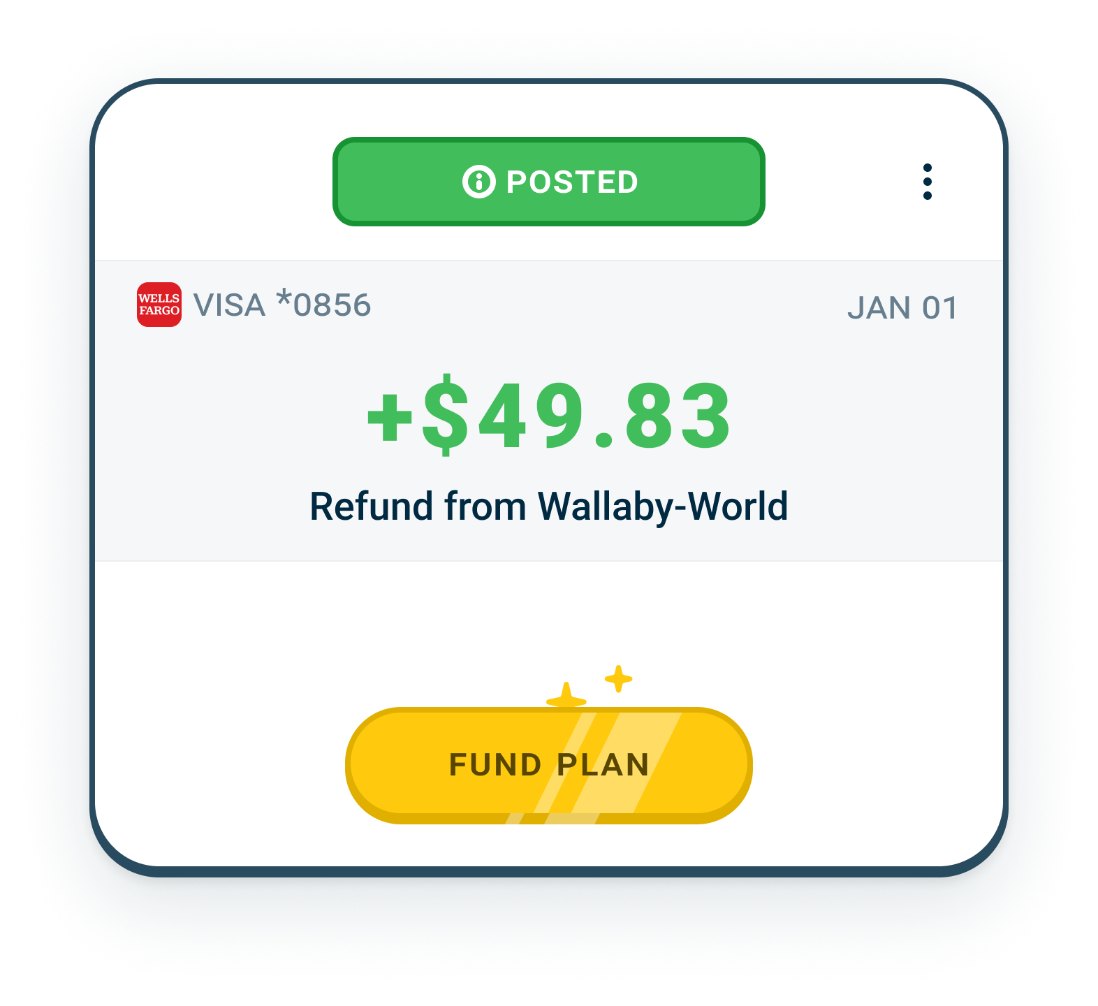 Refund card